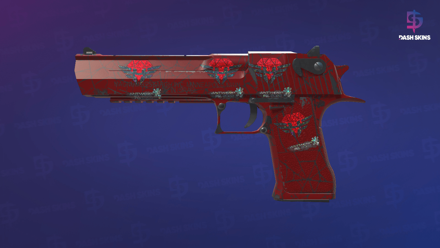 Desert Eagle | Crimson Web (Minimal Wear) - Frontside Screenshot