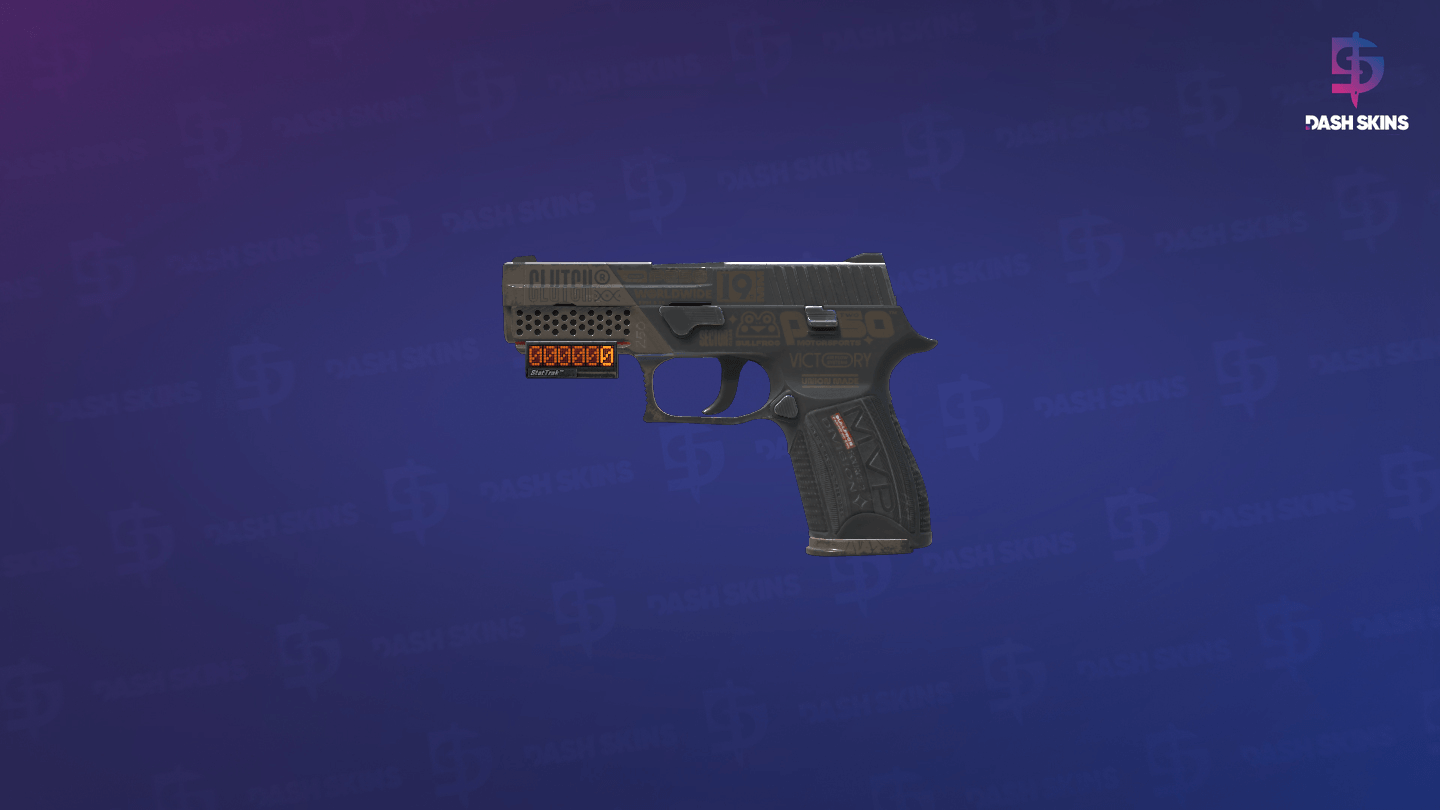 StatTrak™ P250 | Bullfrog (Well-Worn) - Frontside Screenshot