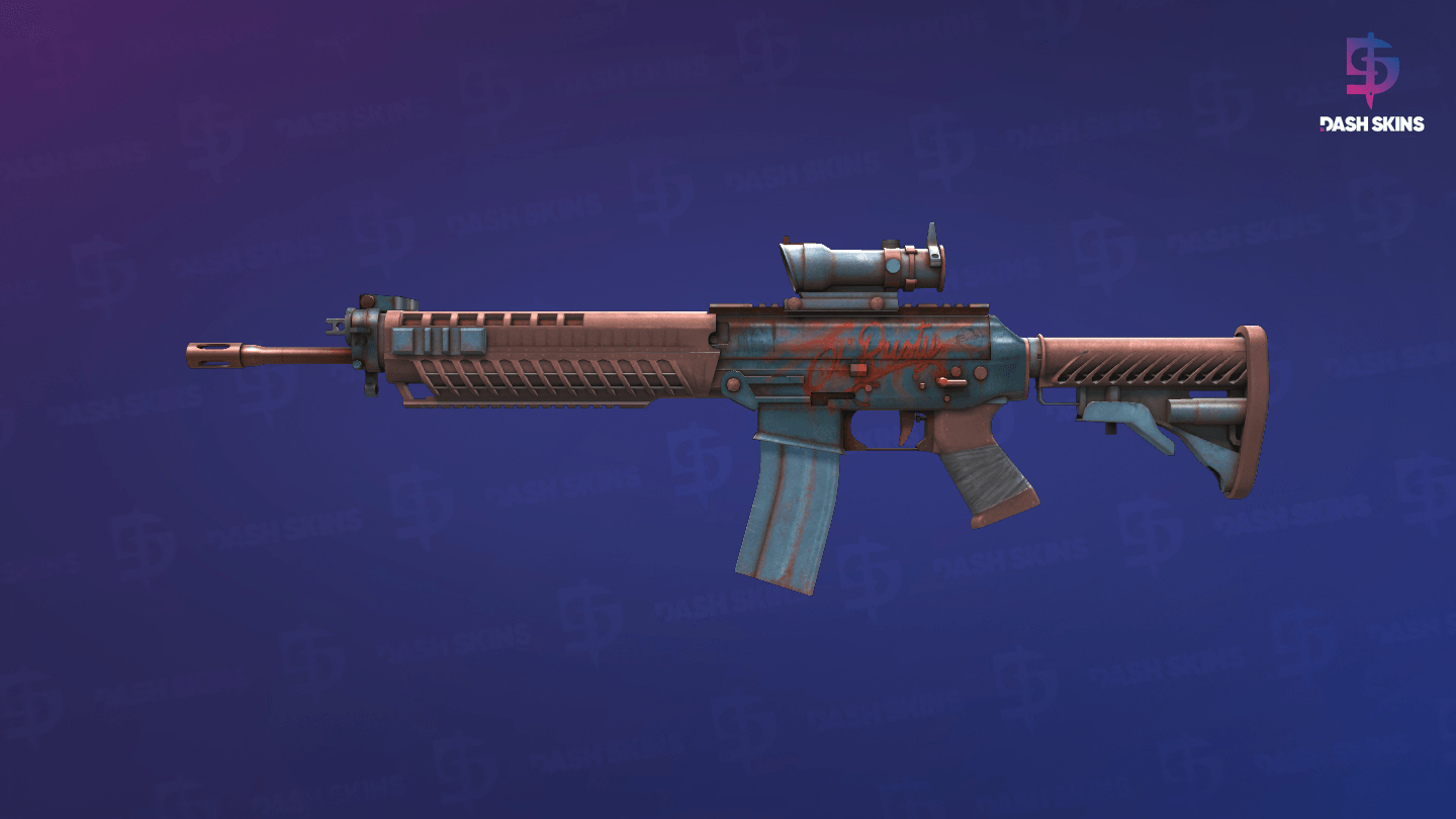 SG 553 | Ol' Rusty (Field-Tested) - Frontside Screenshot