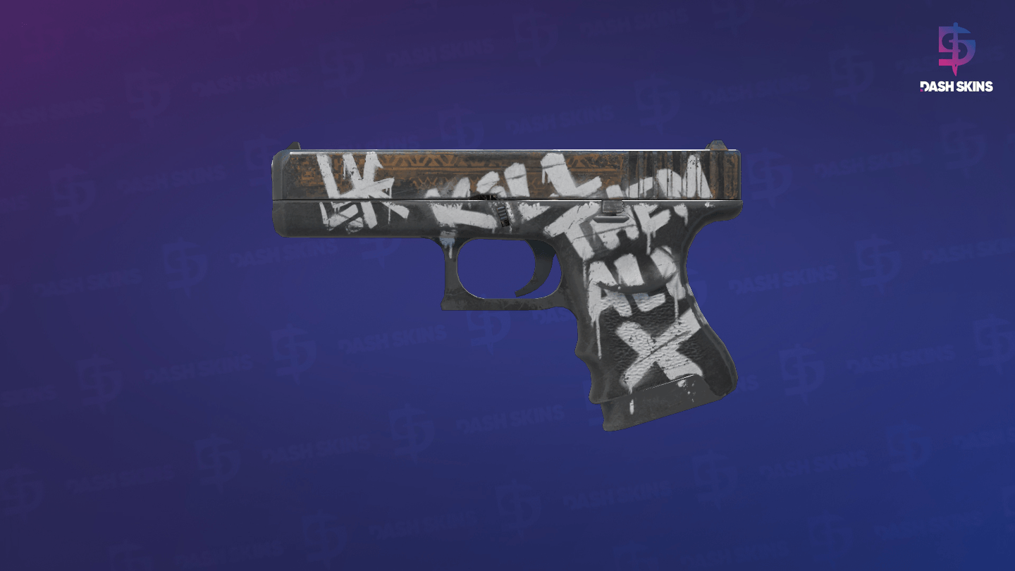 Glock-18 | Wasteland Rebel (Field-Tested) - Frontside Screenshot