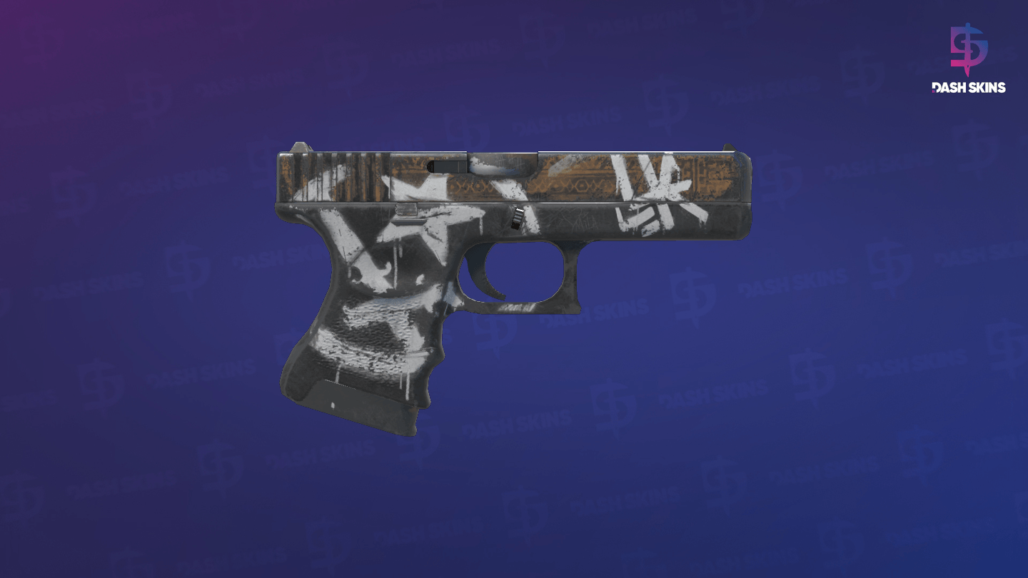 Glock-18 | Wasteland Rebel (Field-Tested) - Backside Screenshot