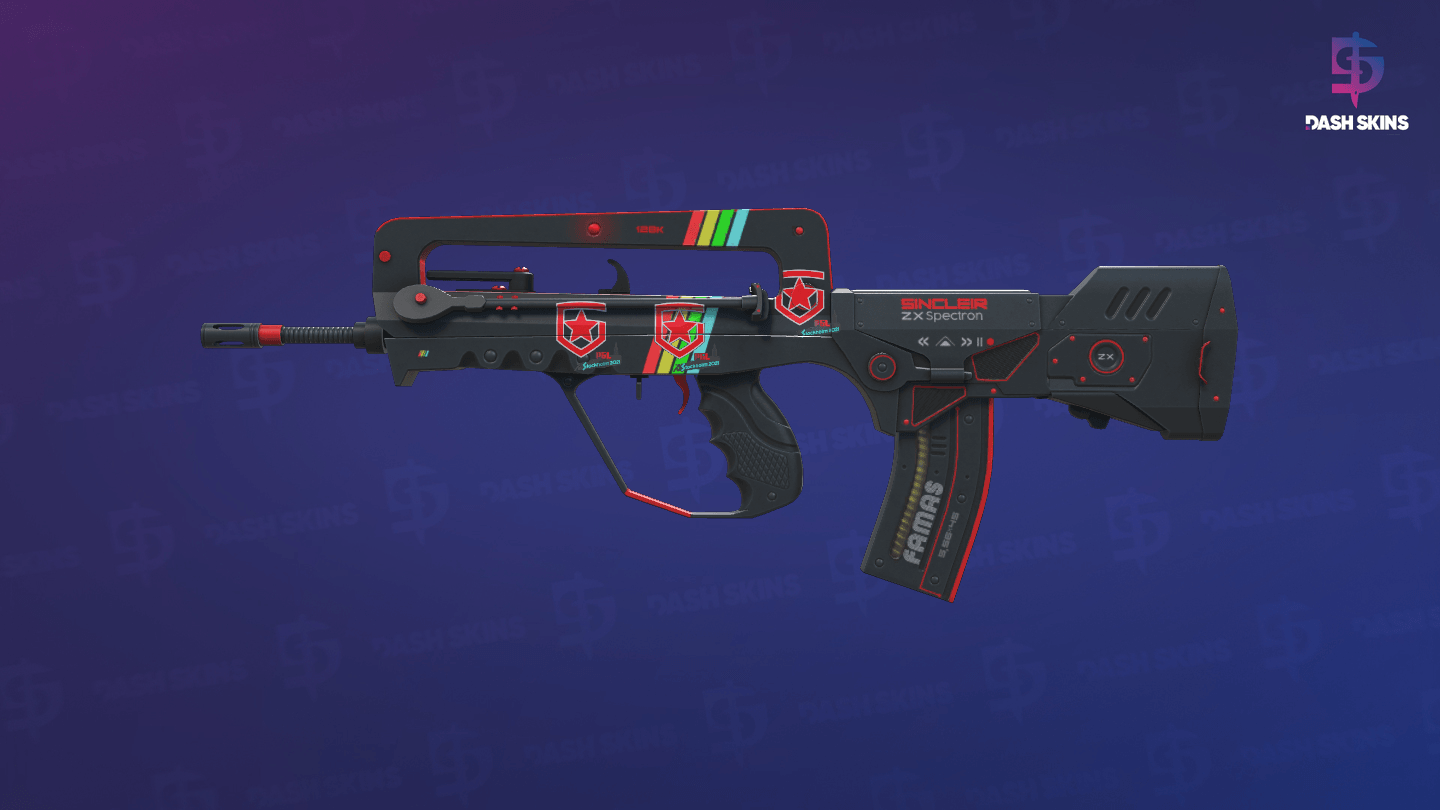 FAMAS | ZX Spectron (Field-Tested) - Frontside Screenshot