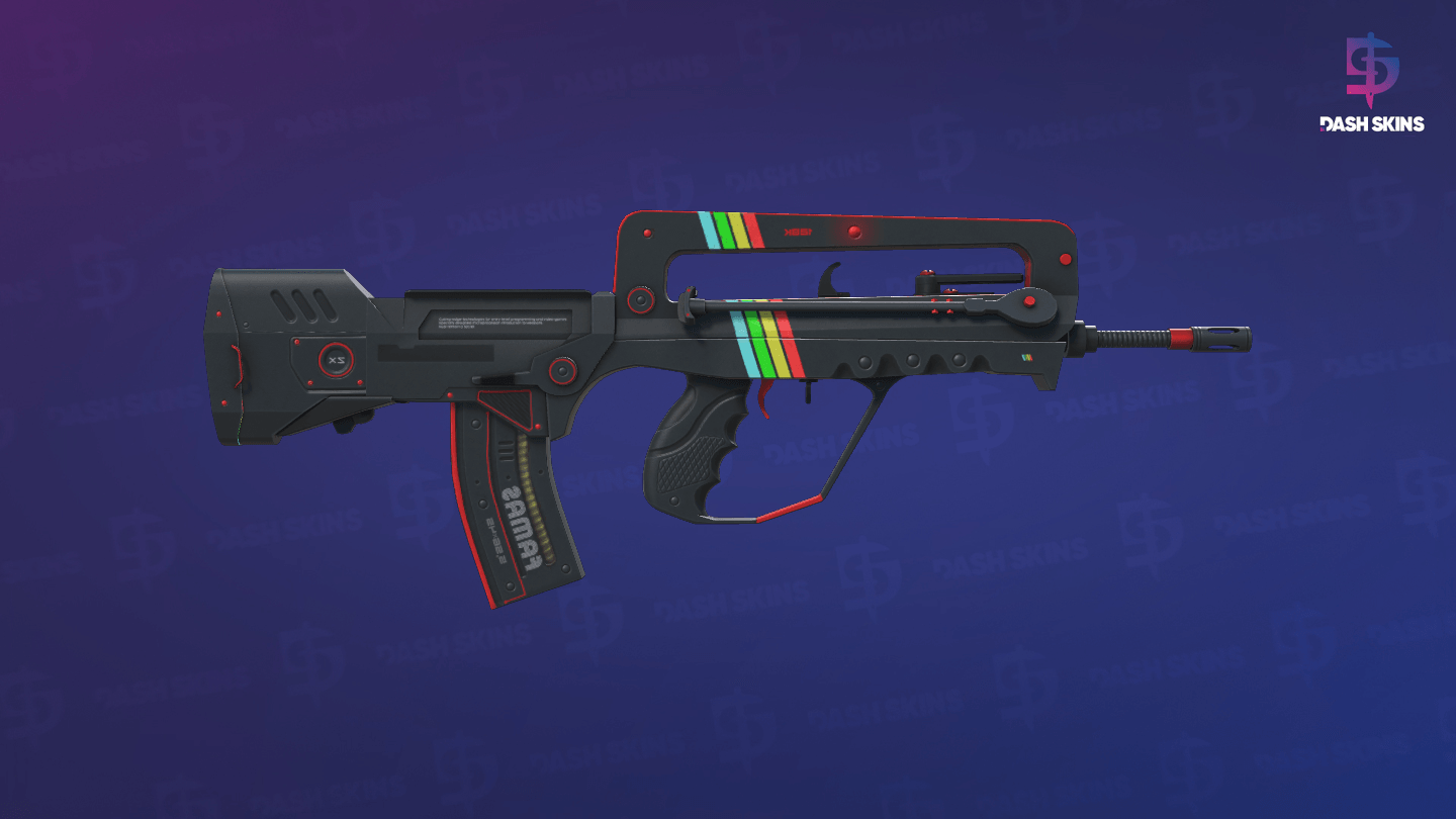 FAMAS | ZX Spectron (Field-Tested) - Backside Screenshot