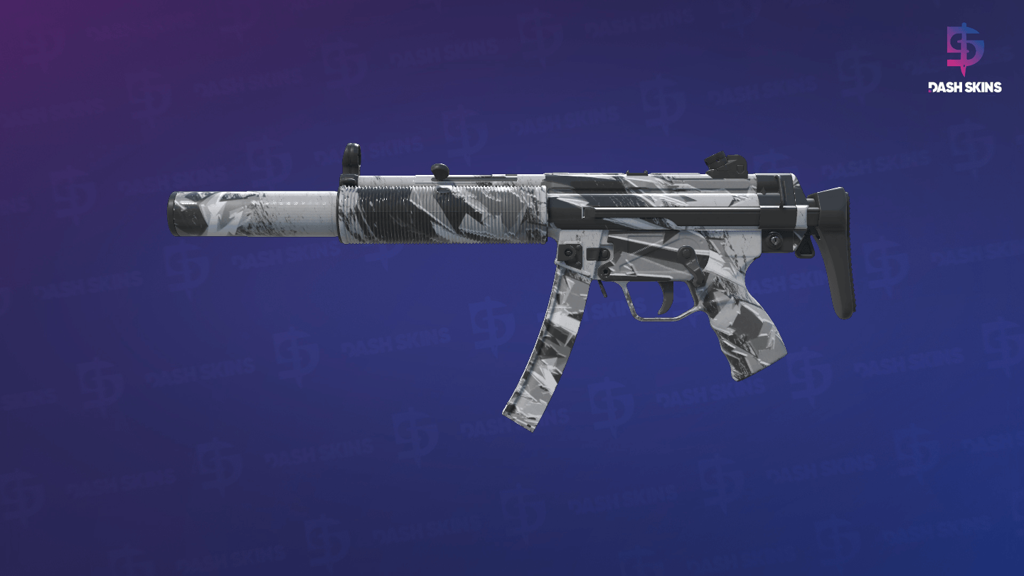 MP5-SD | Snow Splash (Factory New) - Frontside Screenshot