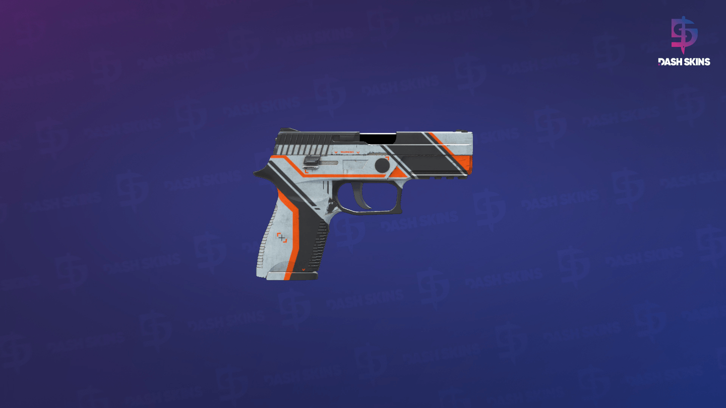 P250 | Asiimov (Well-Worn) - Backside Screenshot