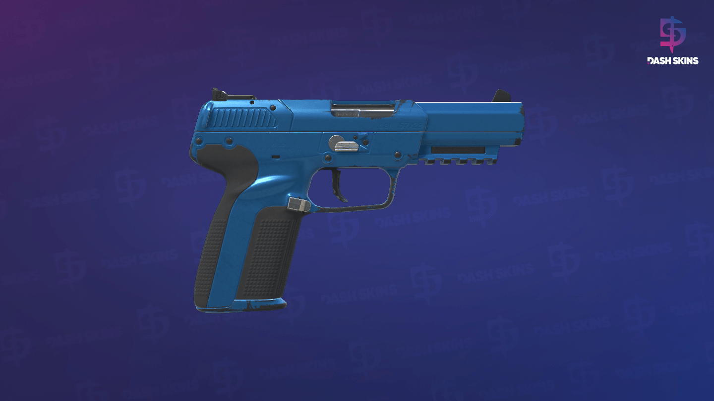 Five-SeveN | Sky Blue (Minimal Wear) - Backside Screenshot
