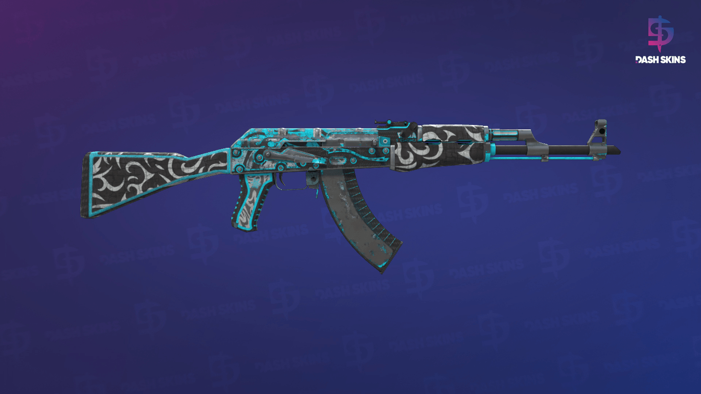AK-47 | Frontside Misty (Battle-Scarred) - Backside Screenshot