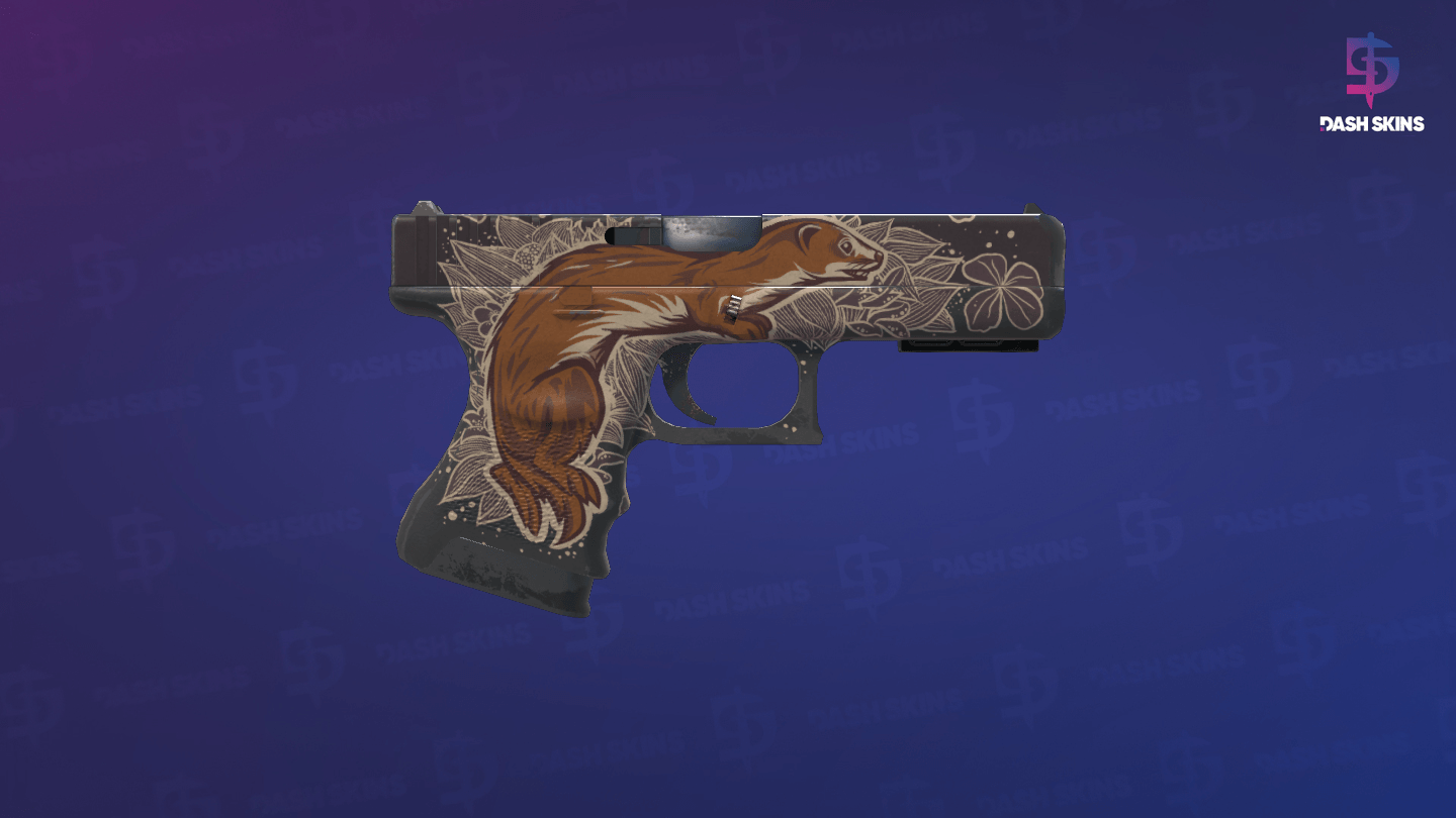 StatTrak™ Glock-18 | Weasel (Field-Tested) - Backside Screenshot