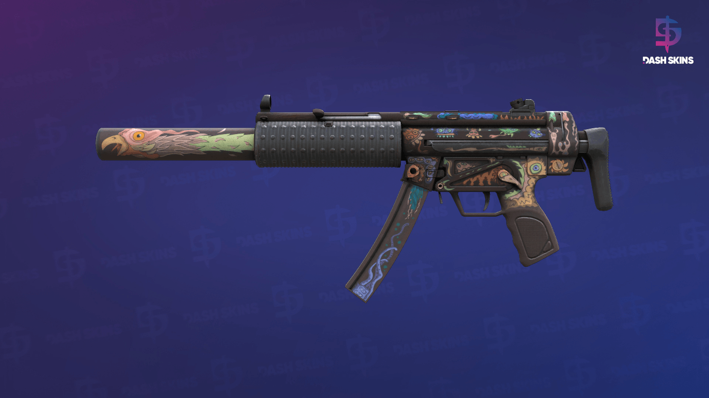 MP5-SD | Necro Jr. (Well-Worn) - Frontside Screenshot