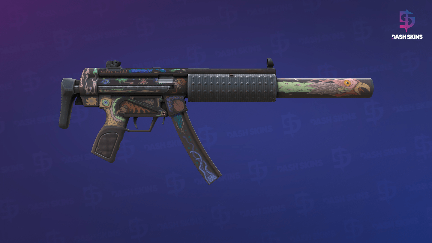MP5-SD | Necro Jr. (Well-Worn) - Backside Screenshot