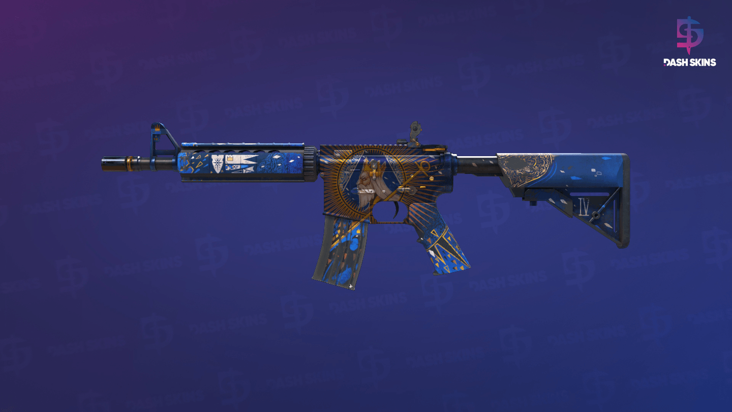 M4A4 | The Emperor (Well-Worn) - Frontside Screenshot