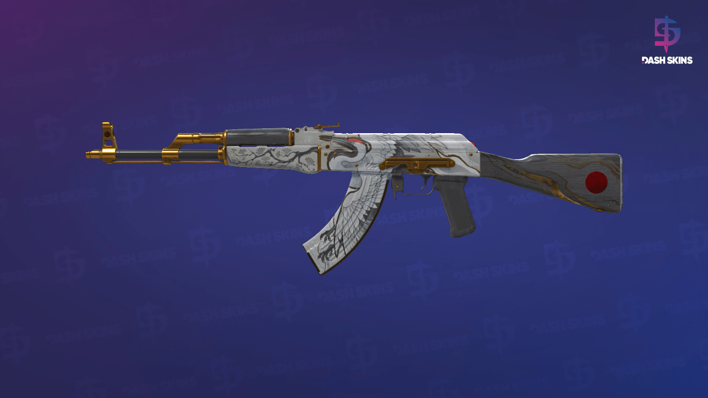 AK-47 | Crane Flight (Field-Tested) - Frontside Screenshot