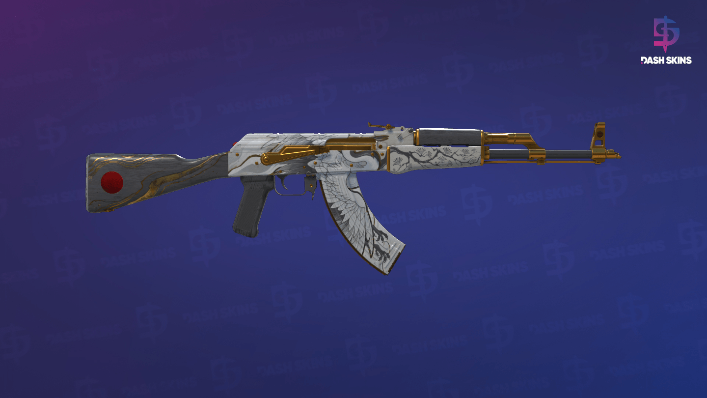 AK-47 | Crane Flight (Field-Tested) - Backside Screenshot