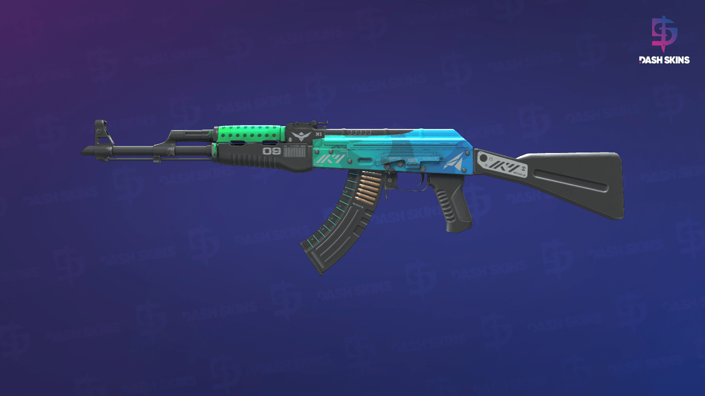 AK-47 | Ice Coaled (Minimal Wear) - Frontside Screenshot