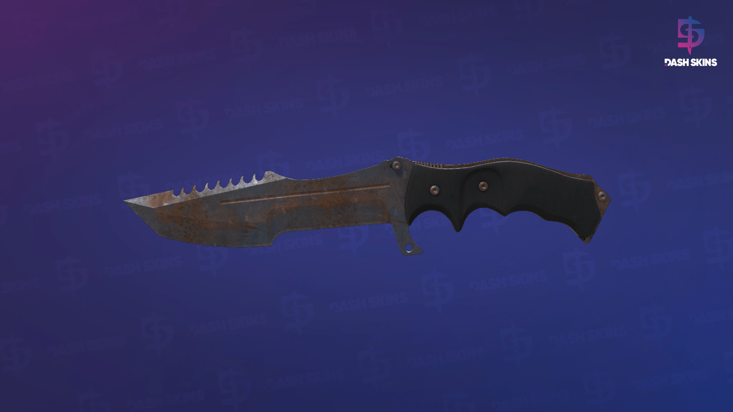 ★ Huntsman Knife | Rust Coat (Battle-Scarred) - Backside Screenshot