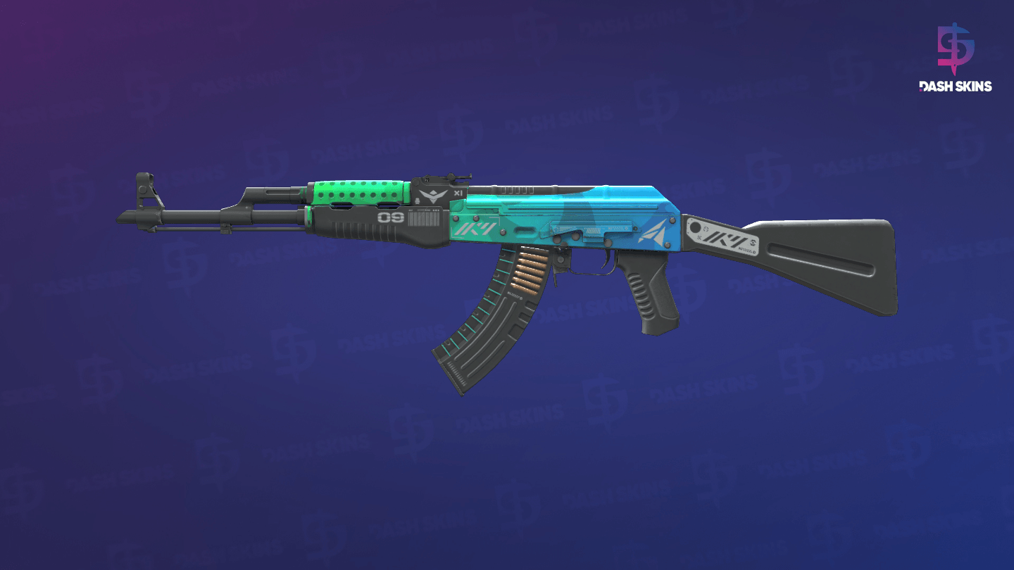 AK-47 | Ice Coaled (Factory New) - Frontside Screenshot