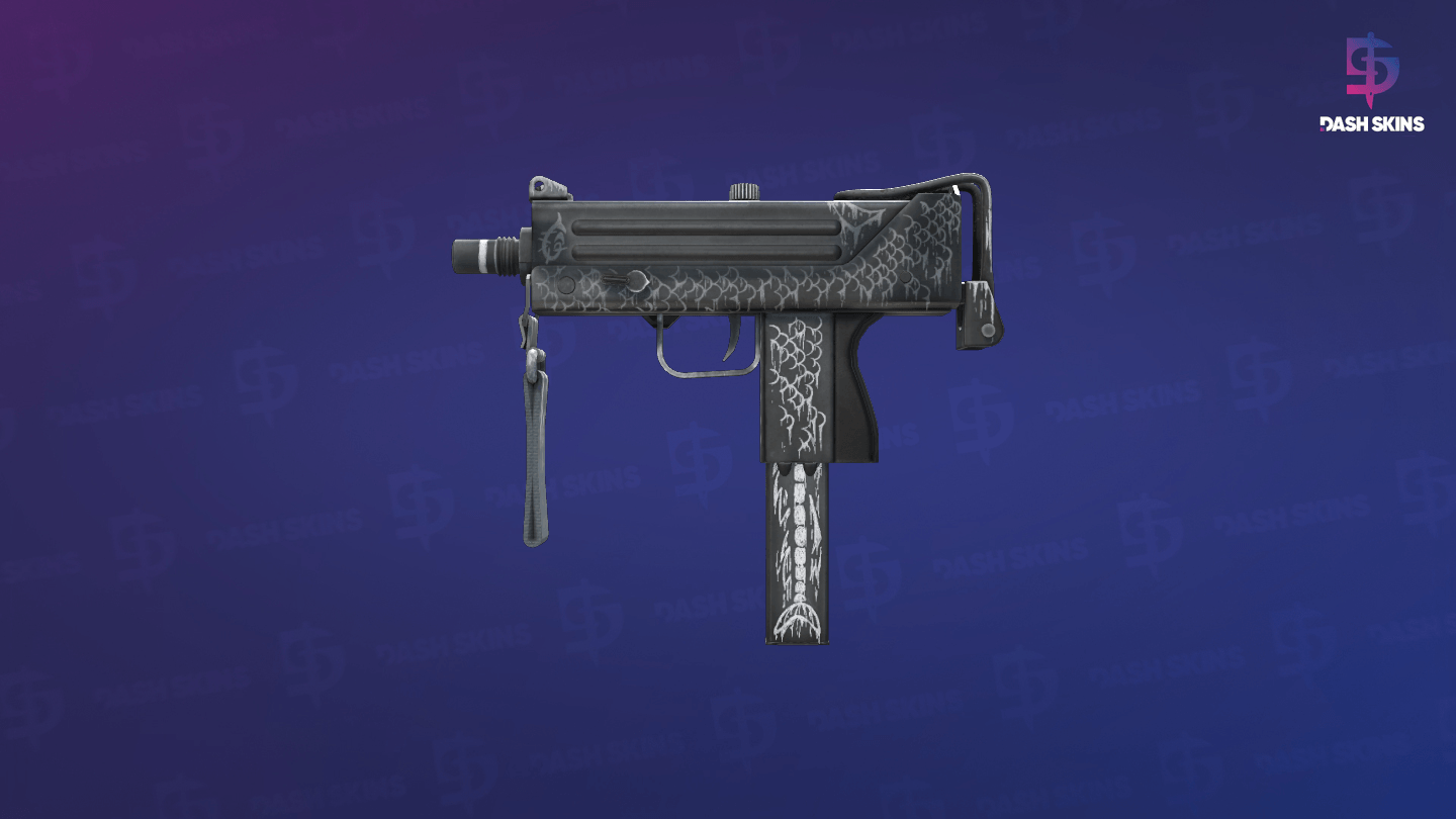 MAC-10 | Whitefish (Field-Tested) - Frontside Screenshot