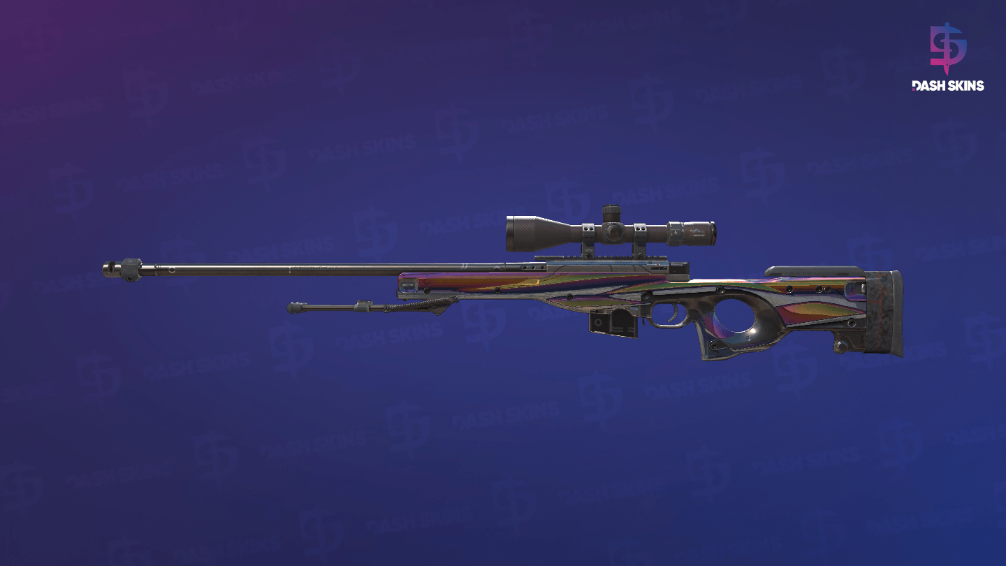 AWP | Chrome Cannon (Well-Worn) - Frontside Screenshot