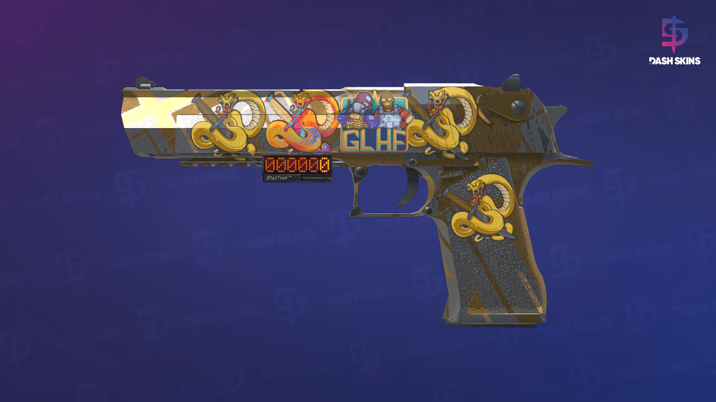 StatTrak™ Desert Eagle | Bronze Deco (Minimal Wear) - Frontside Screenshot