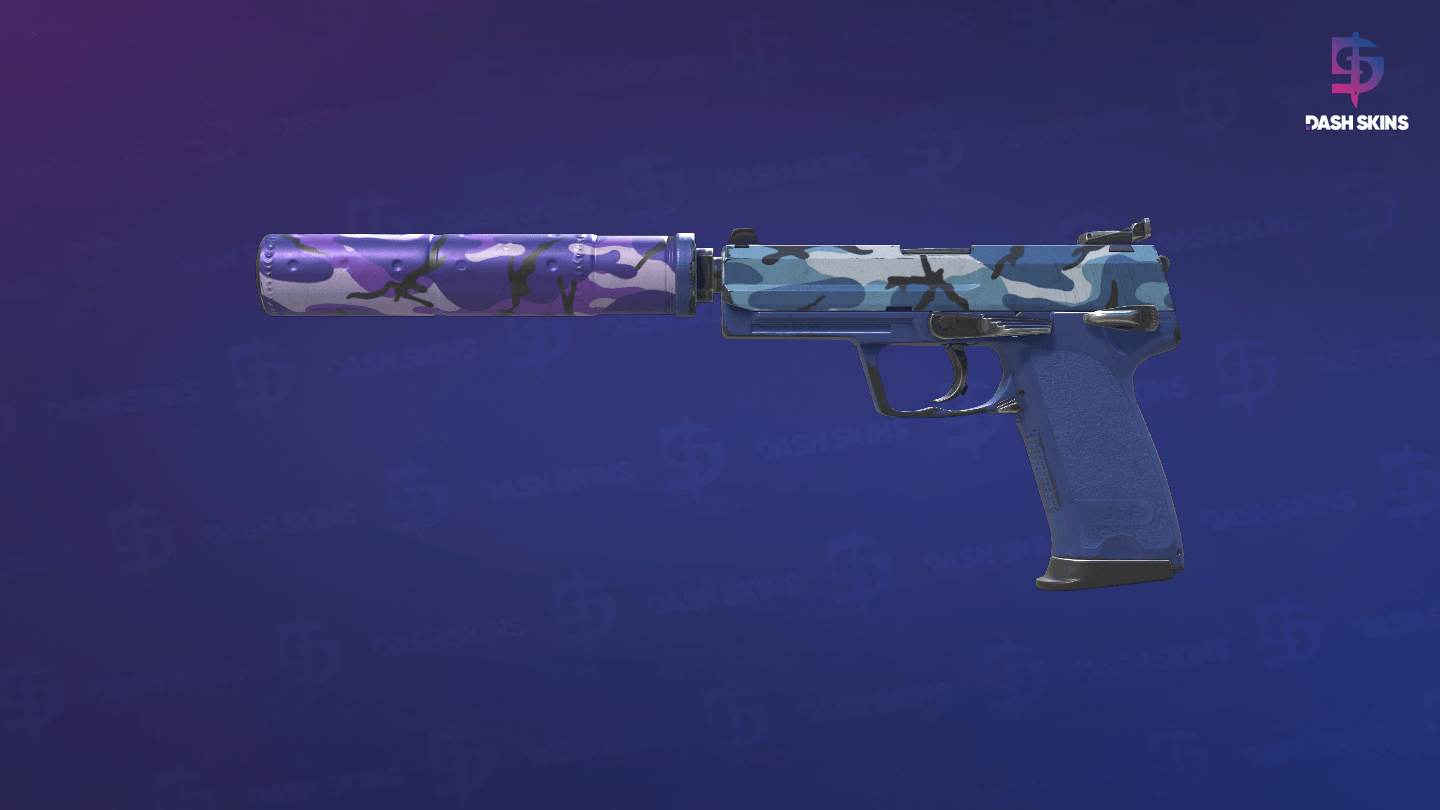 USP-S | Alpine Camo (Field-Tested) - Frontside Screenshot