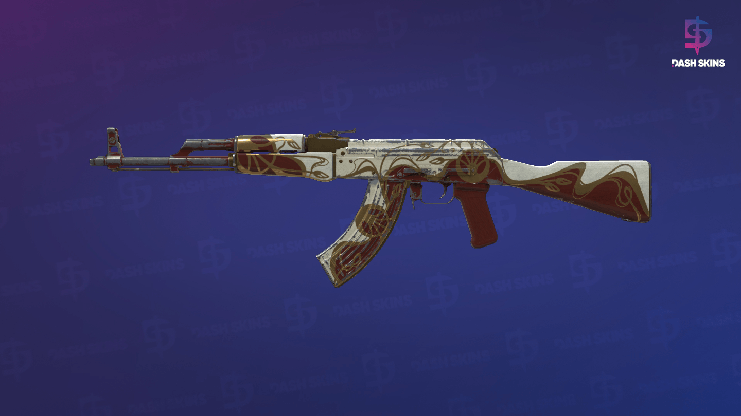 AK-47 | Nouveau Rouge (Well-Worn) - Frontside Screenshot