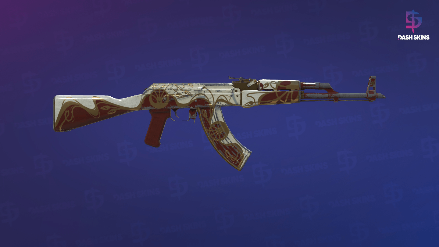AK-47 | Nouveau Rouge (Well-Worn) - Backside Screenshot