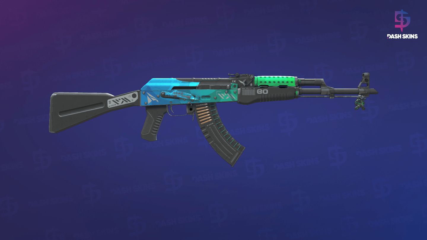 AK-47 | Ice Coaled (Field-Tested) - Backside Screenshot