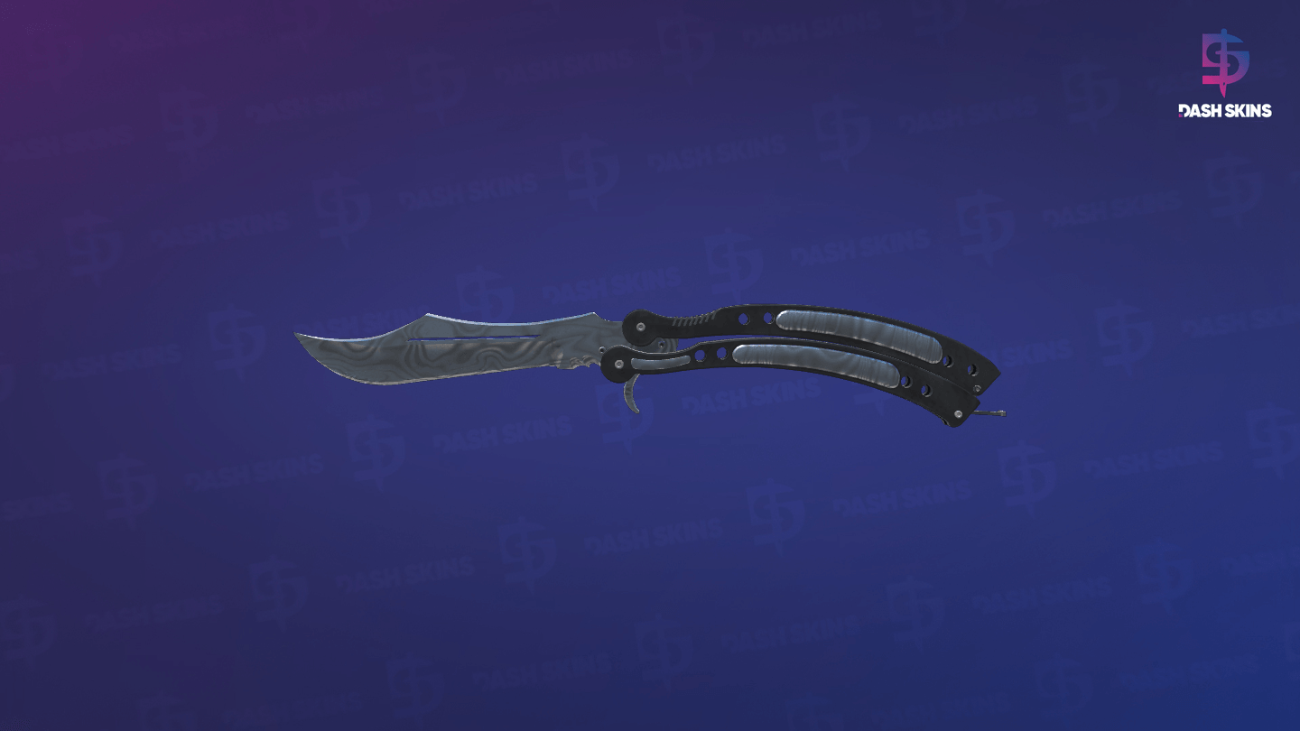 ★ Butterfly Knife | Damascus Steel (Minimal Wear) - Frontside Screenshot