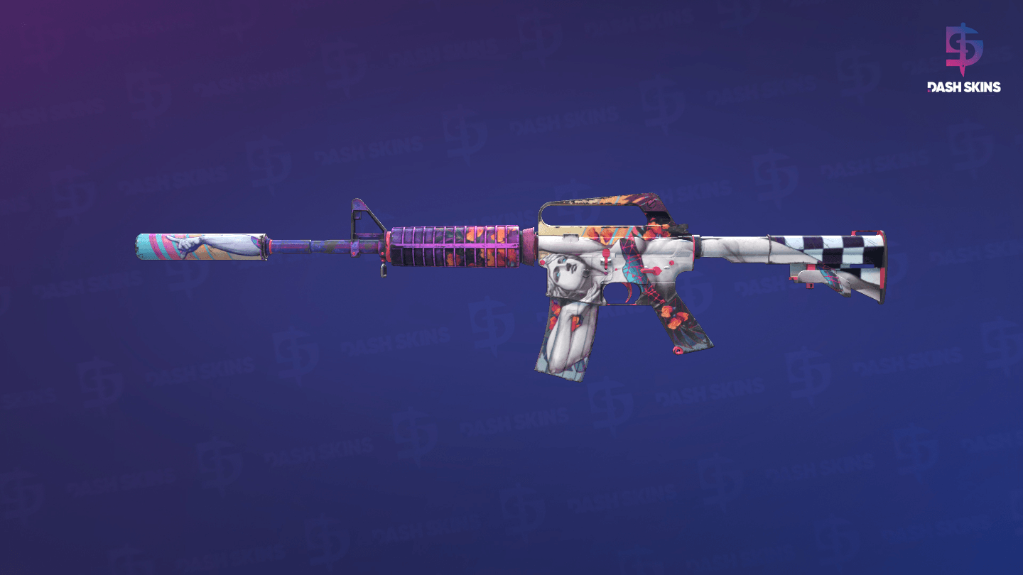 M4A1-S | Vaporwave (Field-Tested) - Frontside Screenshot