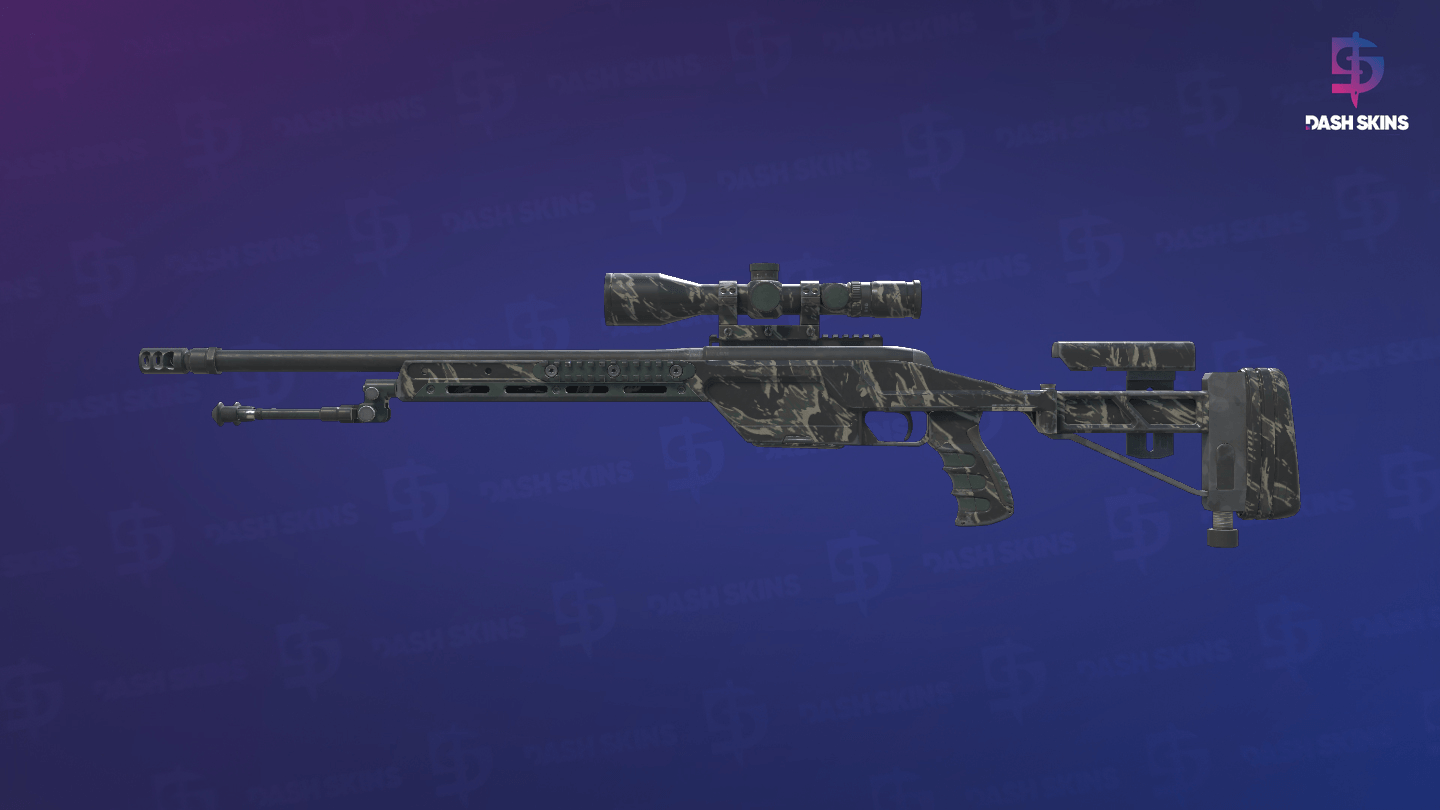 SSG 08 | Tiger Tear (Field-Tested) - Frontside Screenshot