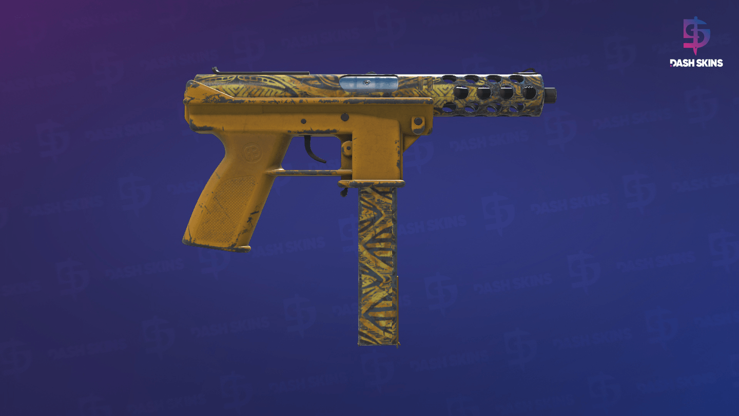 Tec-9 | Banana Leaf (Field-Tested) - Backside Screenshot