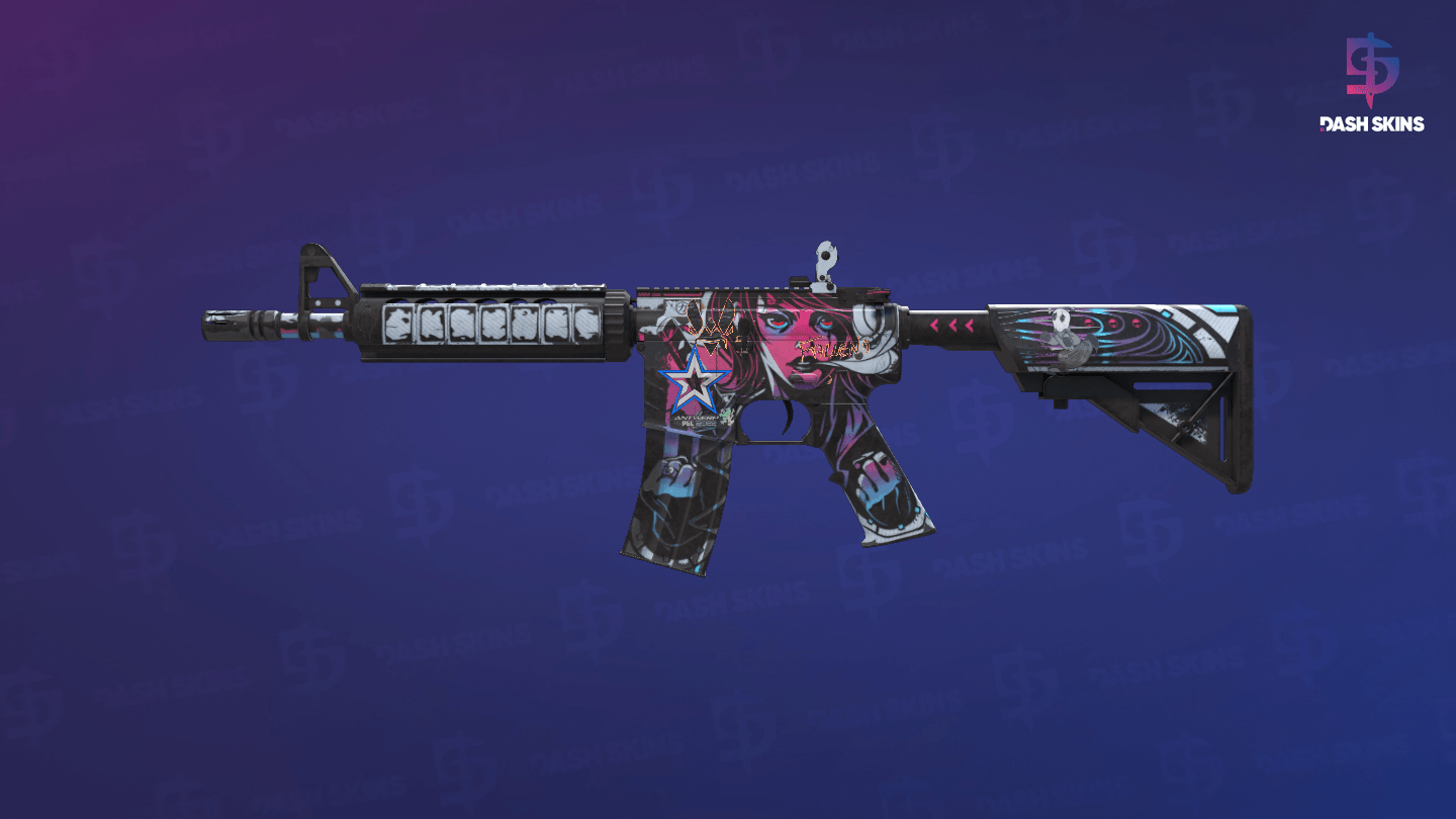 M4A4 | Neo-Noir (Field-Tested) - Frontside Screenshot
