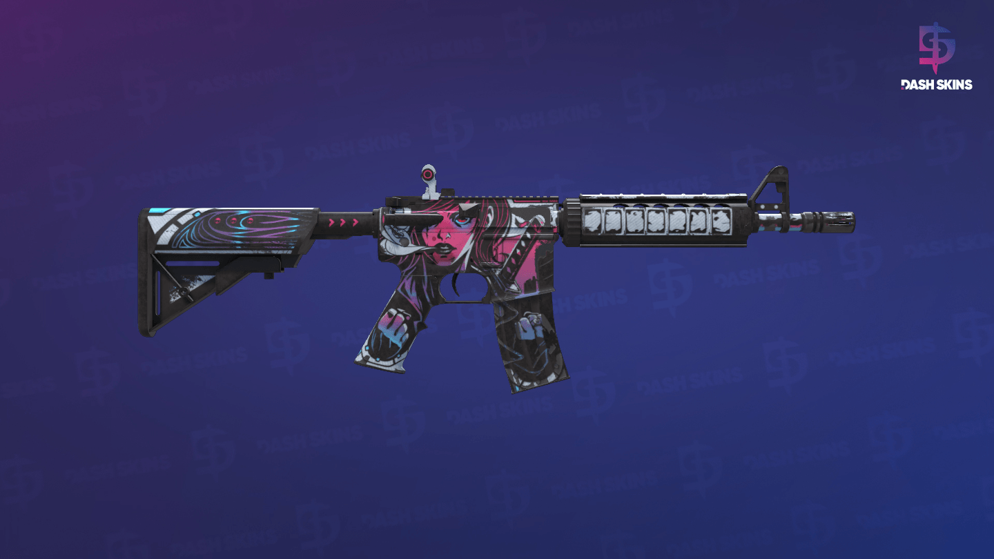 M4A4 | Neo-Noir (Field-Tested) - Backside Screenshot