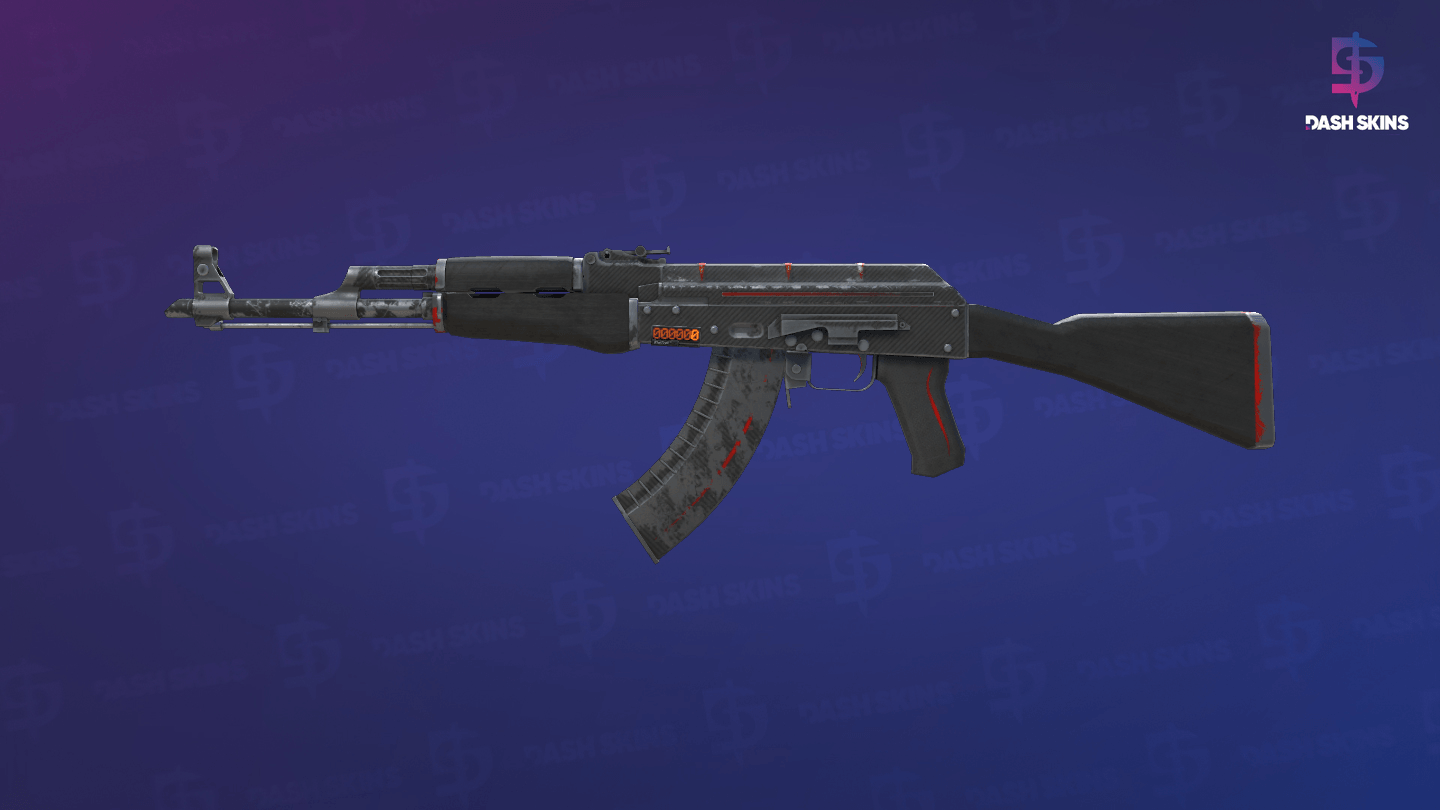 StatTrak™ AK-47 | Redline (Battle-Scarred) - Frontside Screenshot