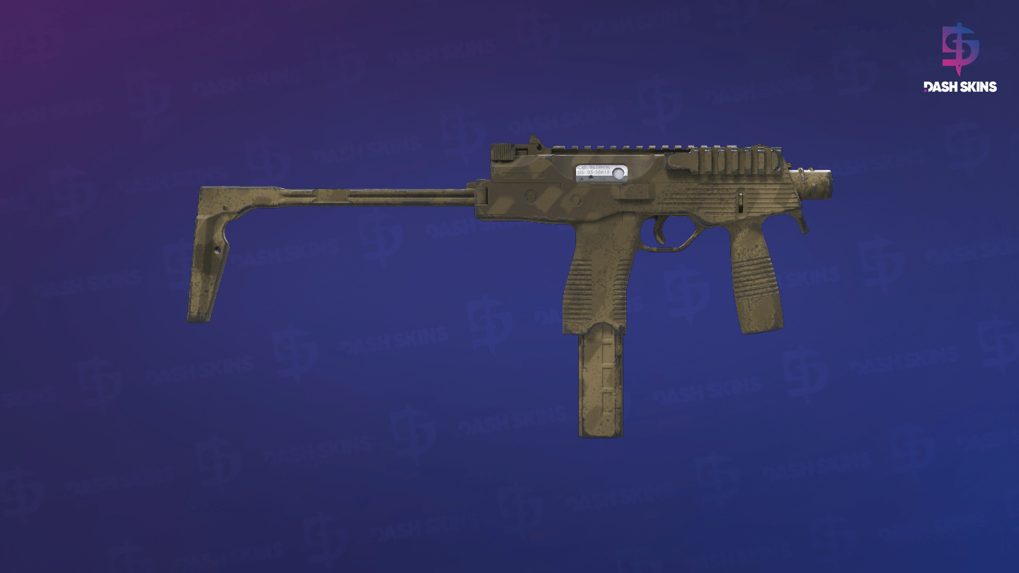 MP9 | Sand Dashed (Field-Tested) - Backside Screenshot