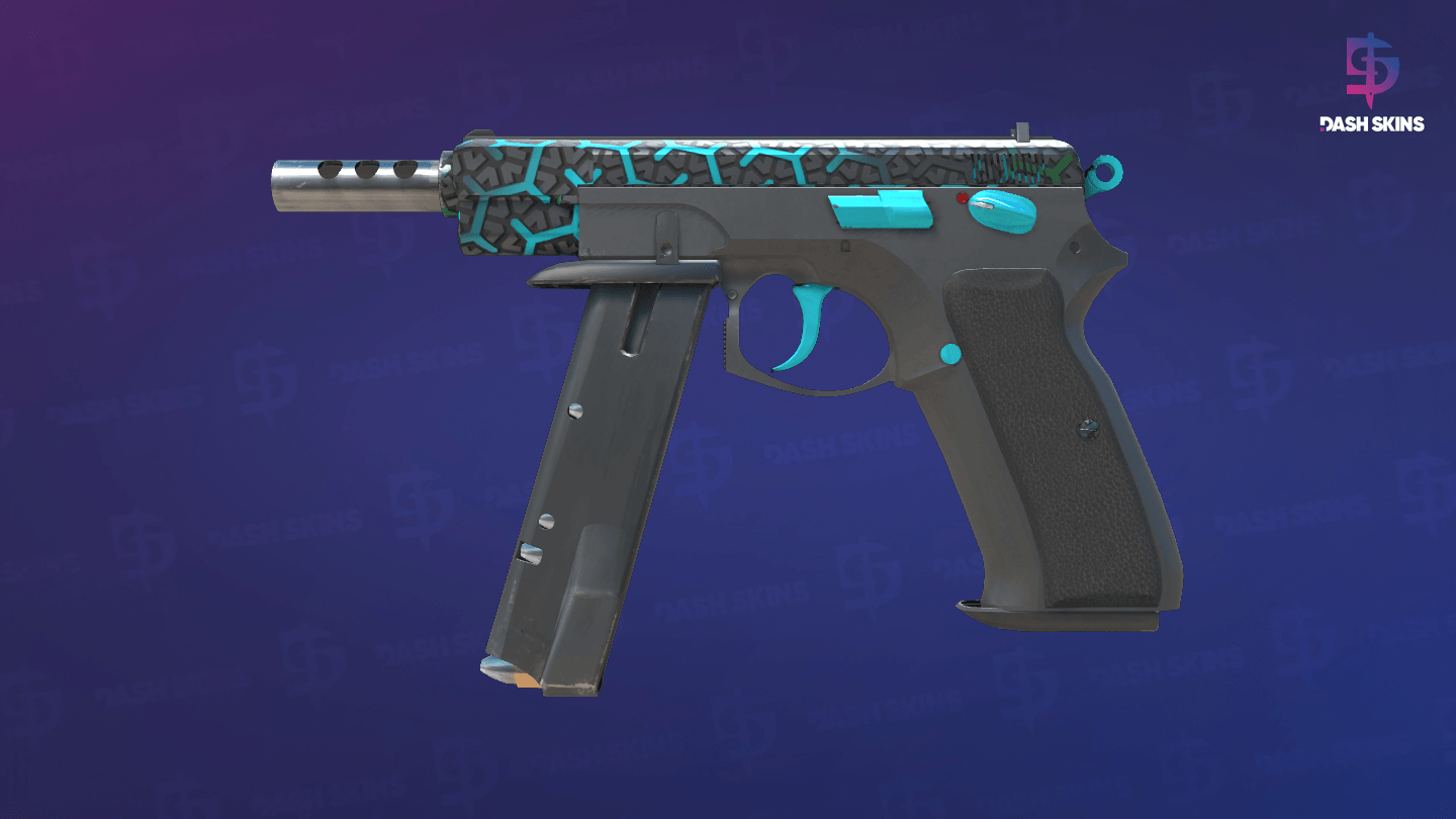 CZ75-Auto | Polymer (Factory New) - Frontside Screenshot