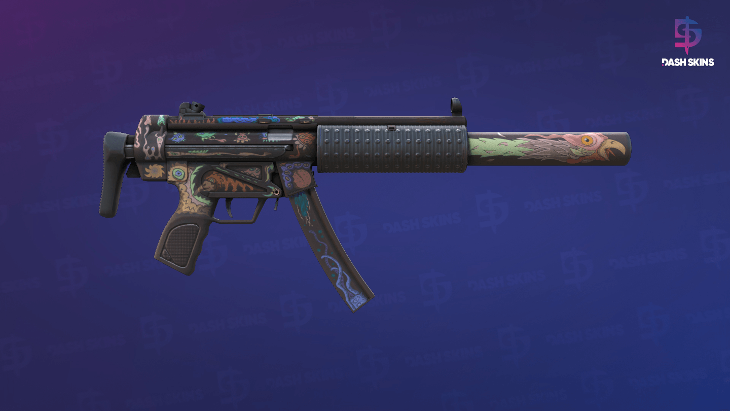 MP5-SD | Necro Jr. (Field-Tested) - Backside Screenshot