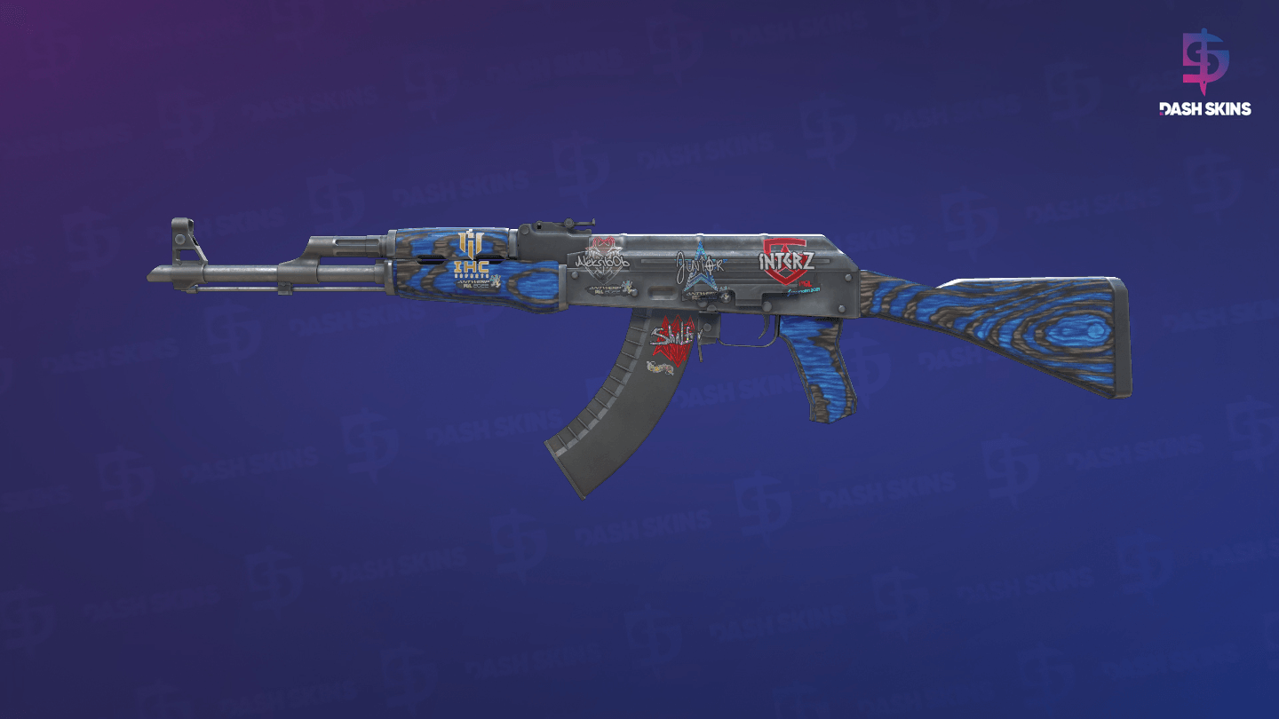 AK-47 | Azul Laminado - Frontside Screenshot