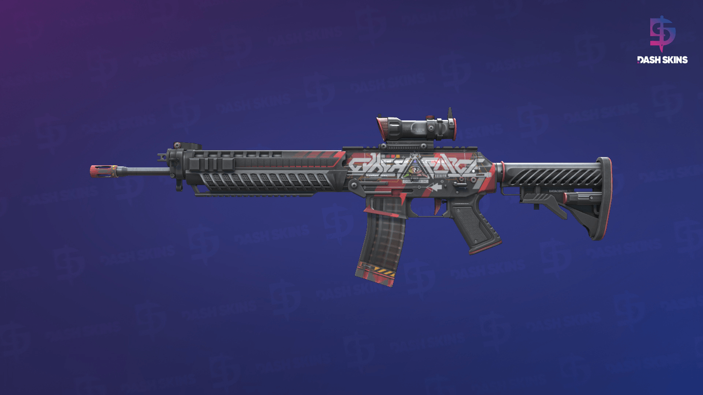 SG 553 | Cyberforce (Minimal Wear) - Frontside Screenshot