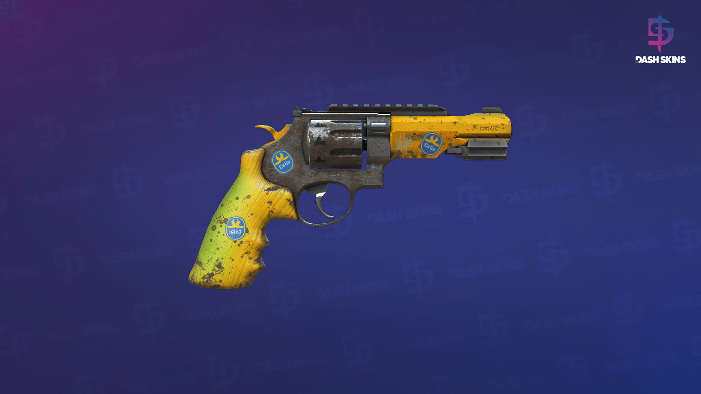 R8 Revolver | Banana Cannon (Factory New) - Backside Screenshot