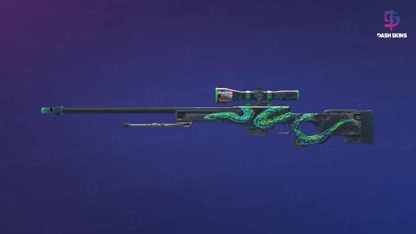 AWP | Atheris (Well-Worn) - Frontside Screenshot