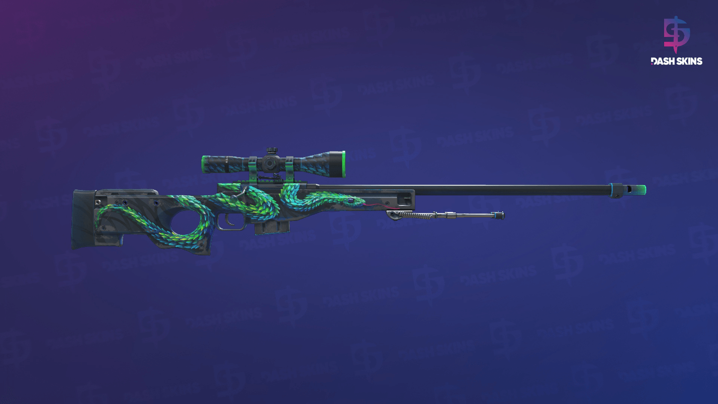 AWP | Atheris (Well-Worn) - Backside Screenshot