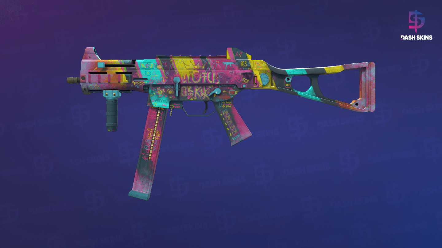 UMP-45 | Wild Child (Minimal Wear) - Frontside Screenshot