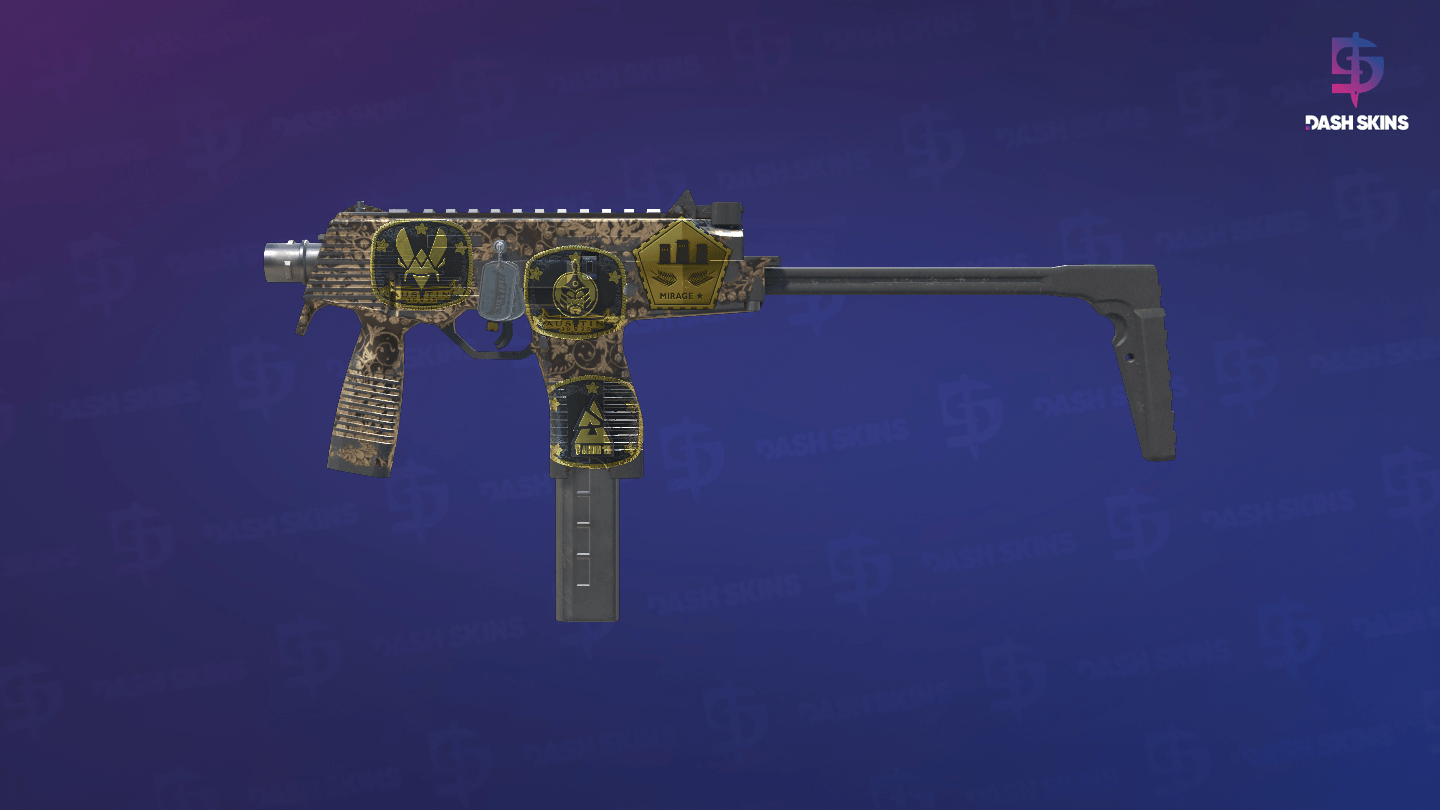 Souvenir MP9 | Music Box (Well-Worn) - Frontside Screenshot