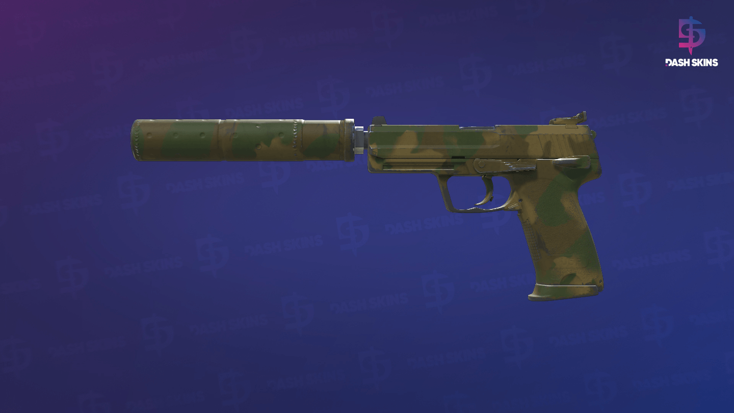 USP-S | Forest Leaves (Minimal Wear) - Frontside Screenshot