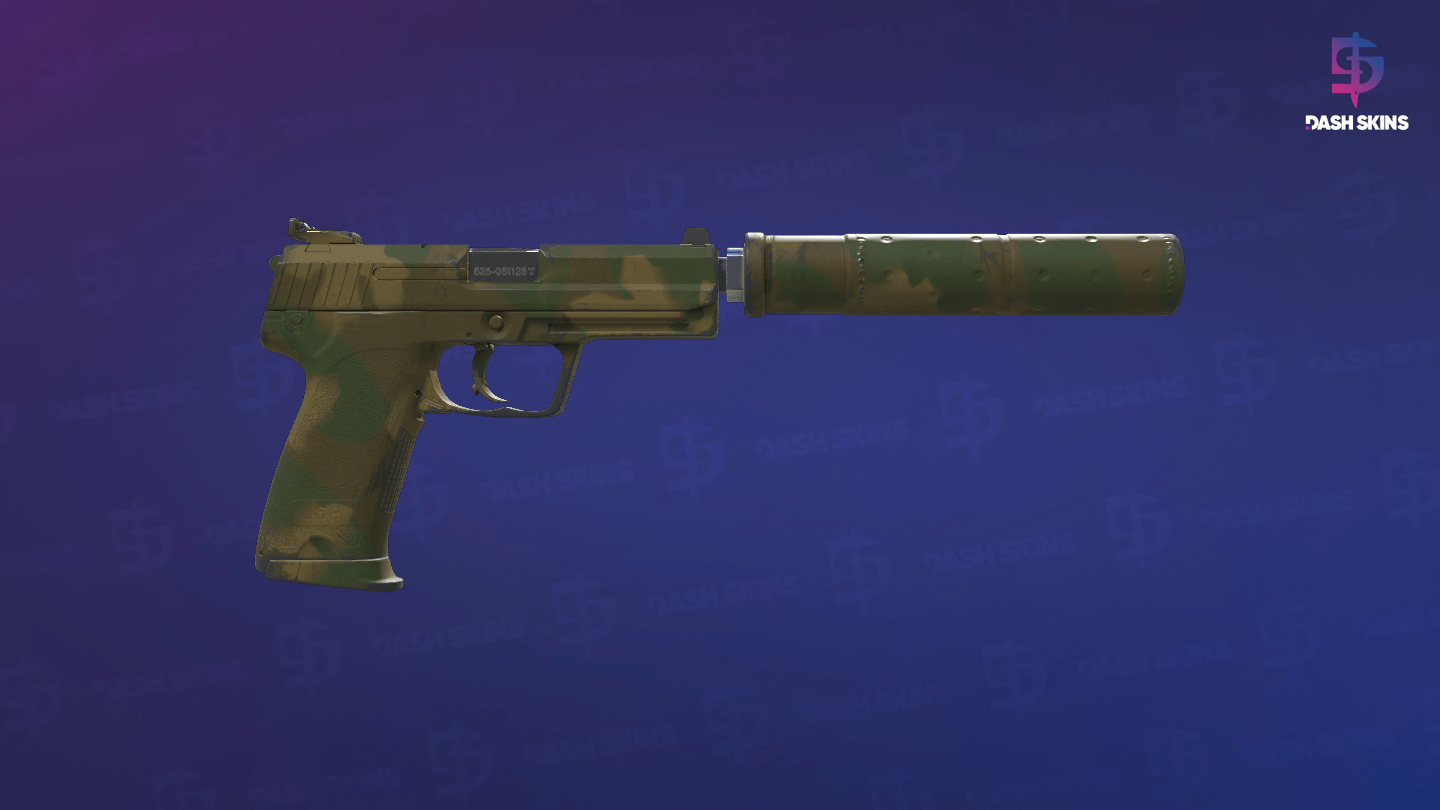 USP-S | Forest Leaves (Minimal Wear) - Backside Screenshot