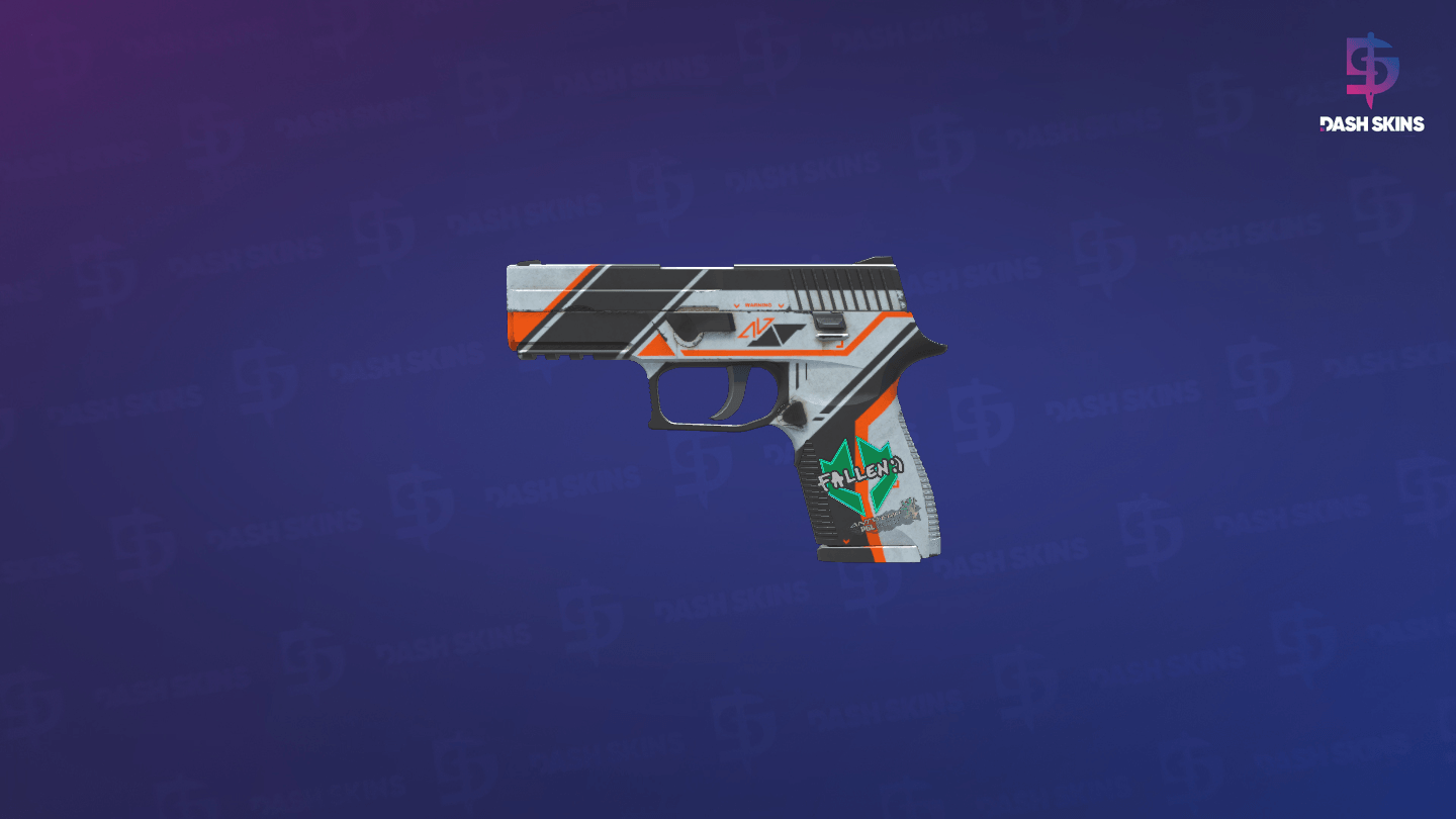 P250 | Asiimov (Well-Worn) - Frontside Screenshot
