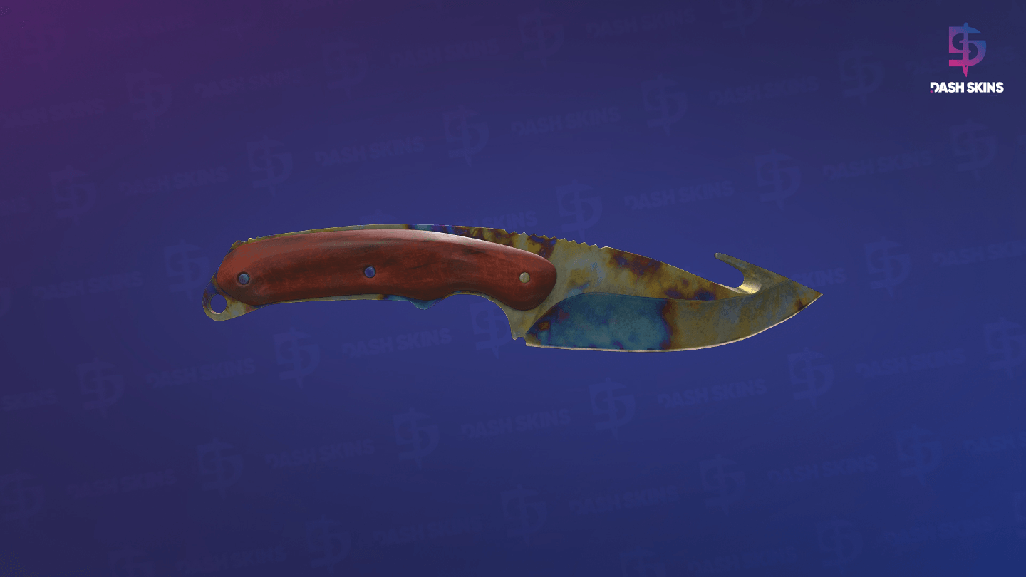★ Gut Knife | Case Hardened (Well-Worn) - Frontside Screenshot