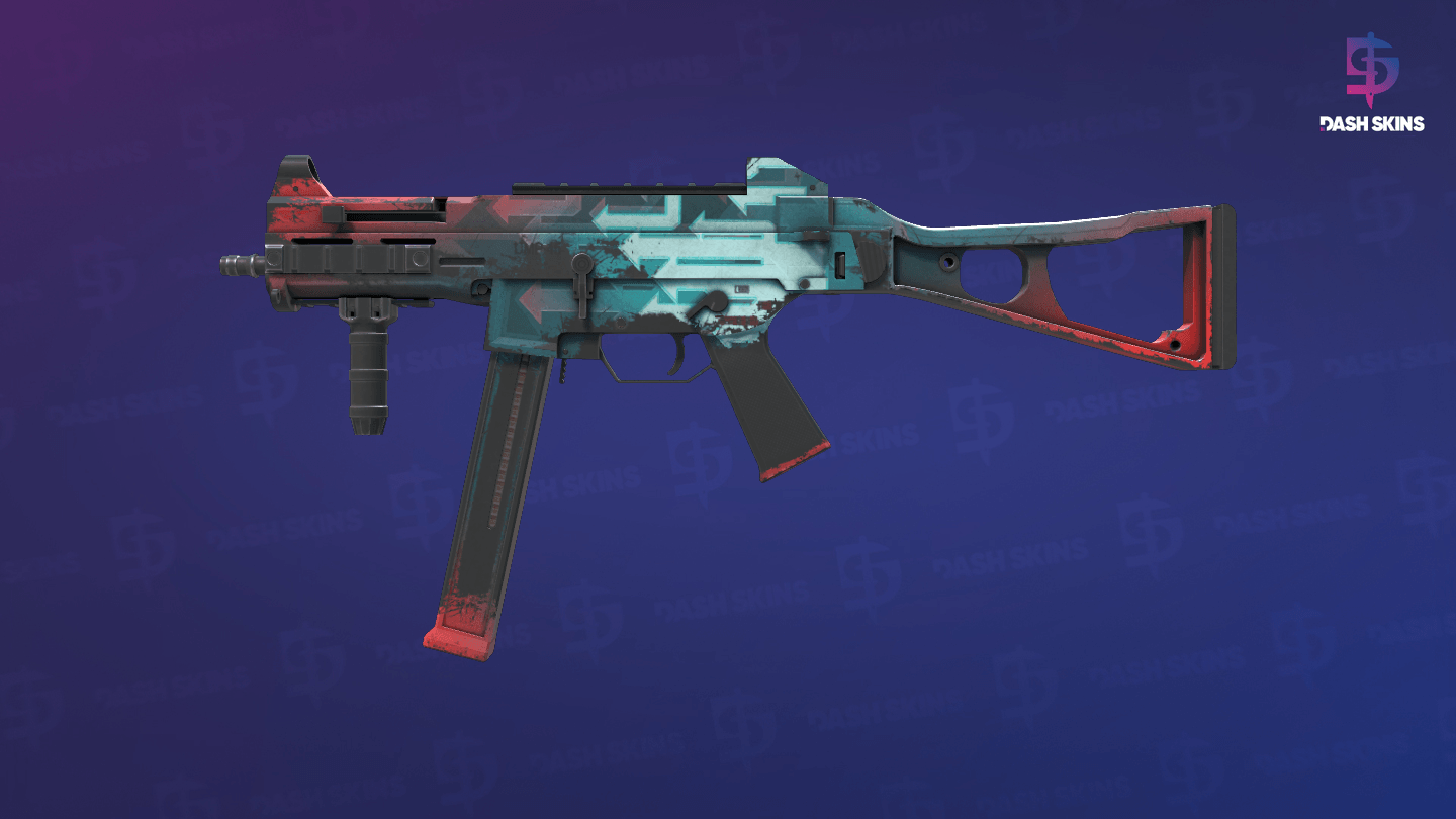 UMP-45 | Momentum (Well-Worn) - Frontside Screenshot