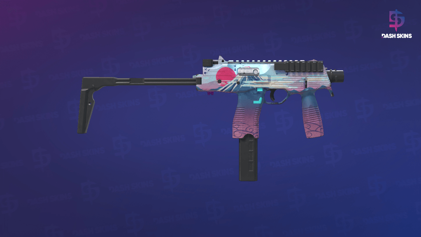 StatTrak™ MP9 | Mount Fuji (Field-Tested) - Backside Screenshot